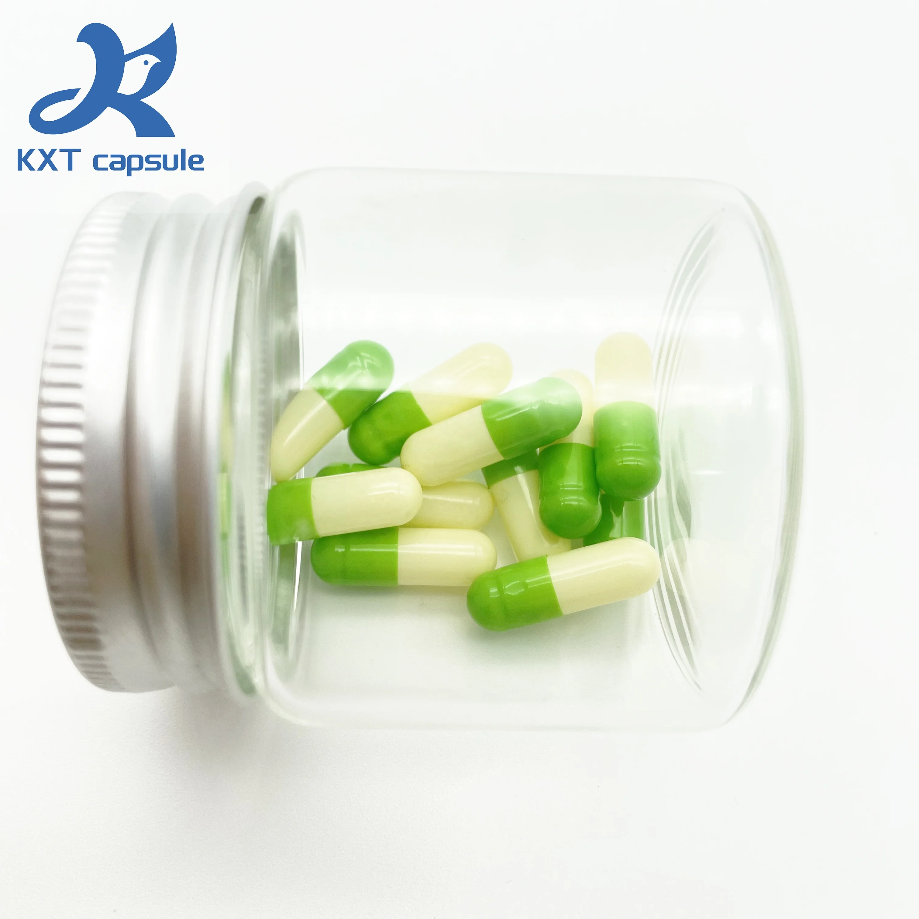 KXT Supply Separated Empty Capsules OEM Color Empty Gel Hard Gelatin Capsules Size #00 #0 #1 #2 #3 #4