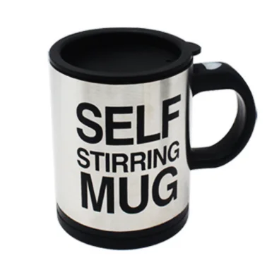 Self Stirring Mug Electric Auto Mixing Cup Magnetic Sublimation Stainless Steel Coffee Cup For Office