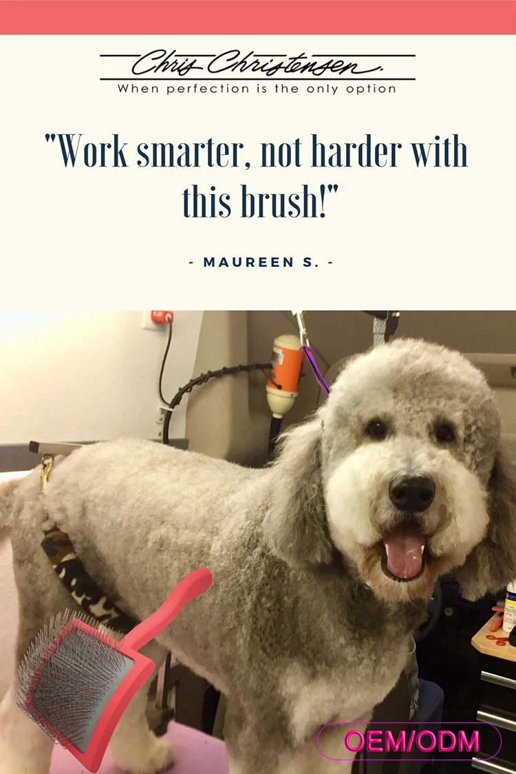 1pc MOQ to Customized Logo Dematting Removal Remover Slicker Tool Cat Hair Comb Dog Brush Pet Cleaning Grooming