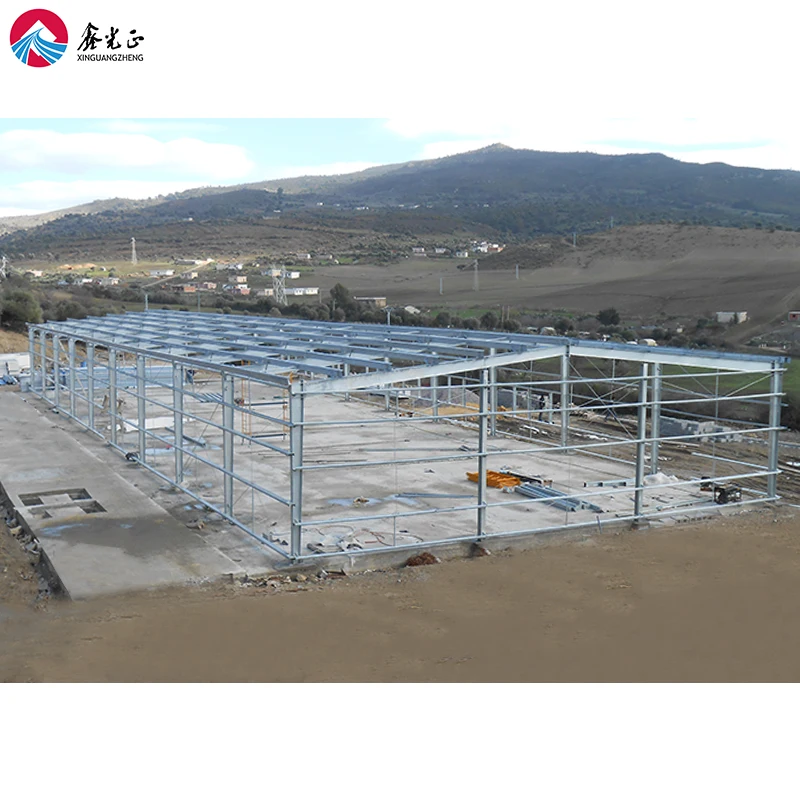 Low Cost And Fast Assembling Prefabricated Steel Frame Warehouse Metal Building