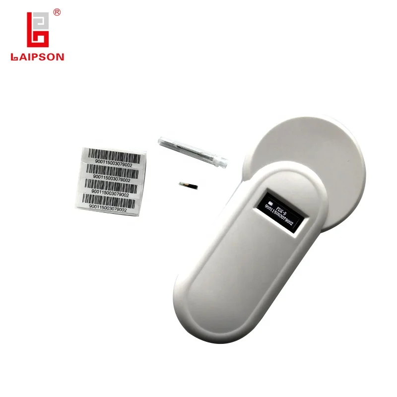 134.2Khz FDX-B rfid pets microchip needle with black applicator