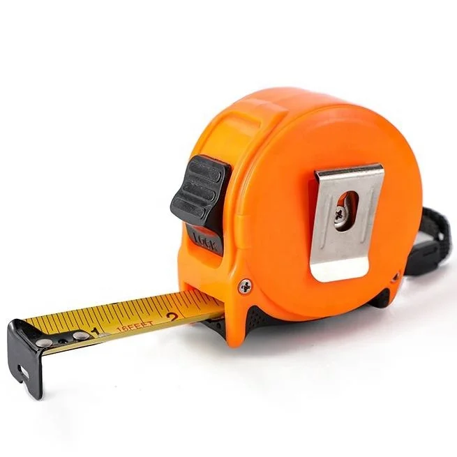 Meter And Imperial ABS Plastic Tape Measure 5m With Logo Custom Steel 5m 7.5m 10m Measuring Tape