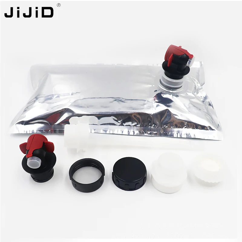 JiJiD Customized 5 L 10l 20 L Drink Package Coffee Water Juice Aluminum Bag In Box With Dispenser