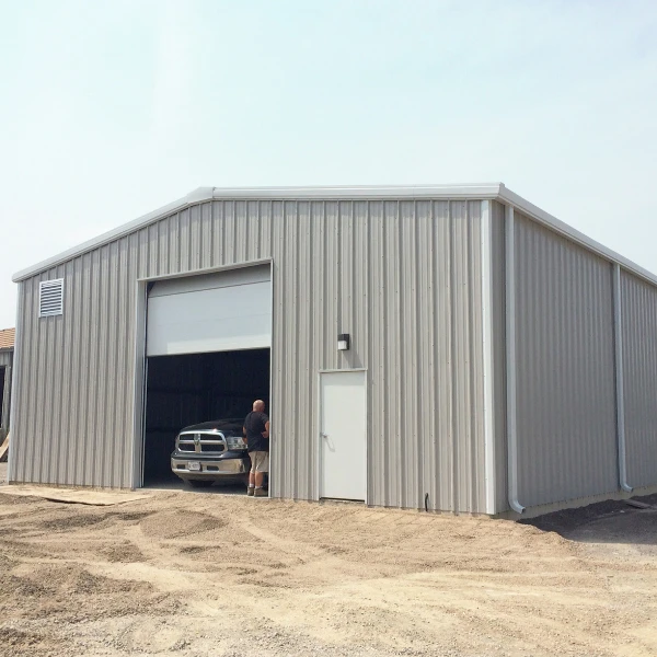 Сборная стальная конструкция складской сарай гараж для