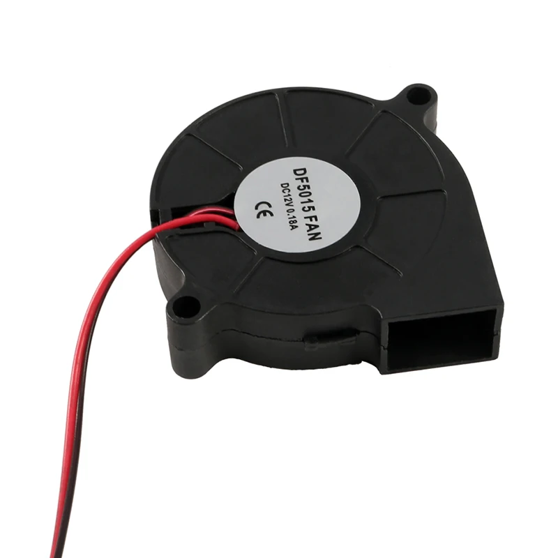 3D Printer Parts Cooling Blower Fan Ultra Quiet Turbine Small DC Blower 5015 for 3D Printer Circuit Board 12V 24V