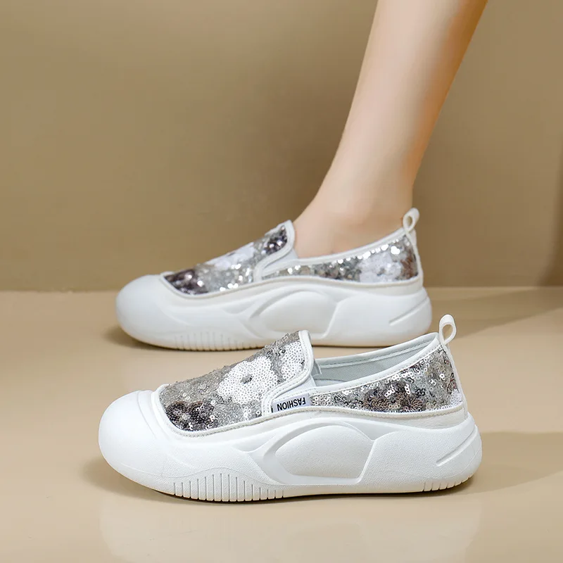 2024 spring new platform height increasing breathable casual shoes for women zapatos de mujer