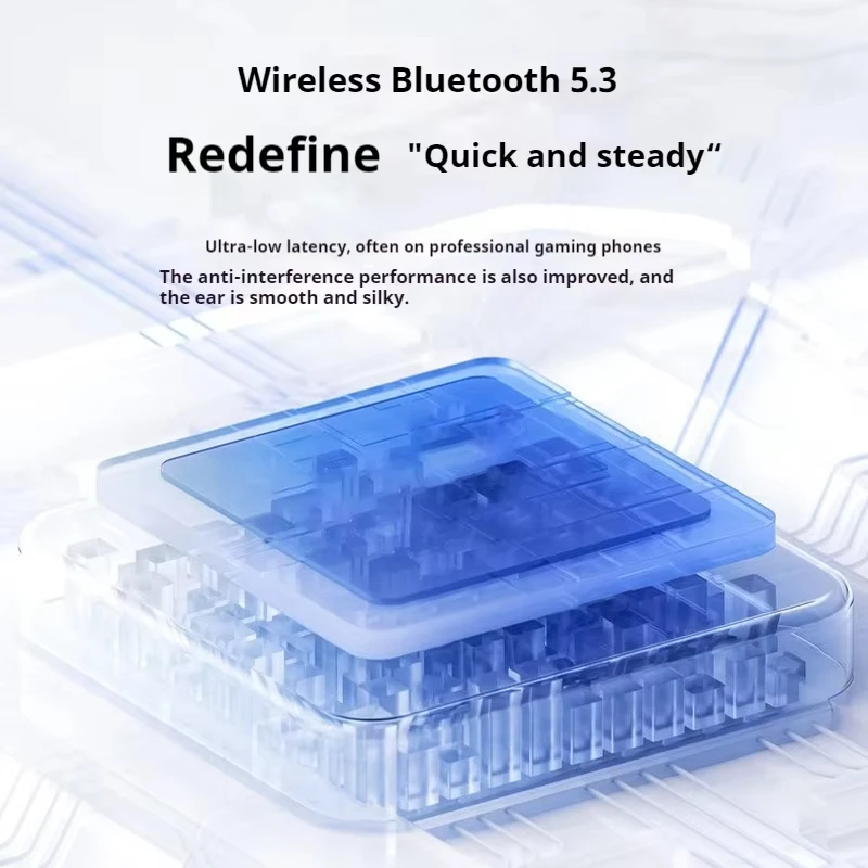 146Wireless Earphone with LED Battery Indicator Type-C Connectors 5G Function for Gaming Mobile Phone Use Waterproof Sound Featu