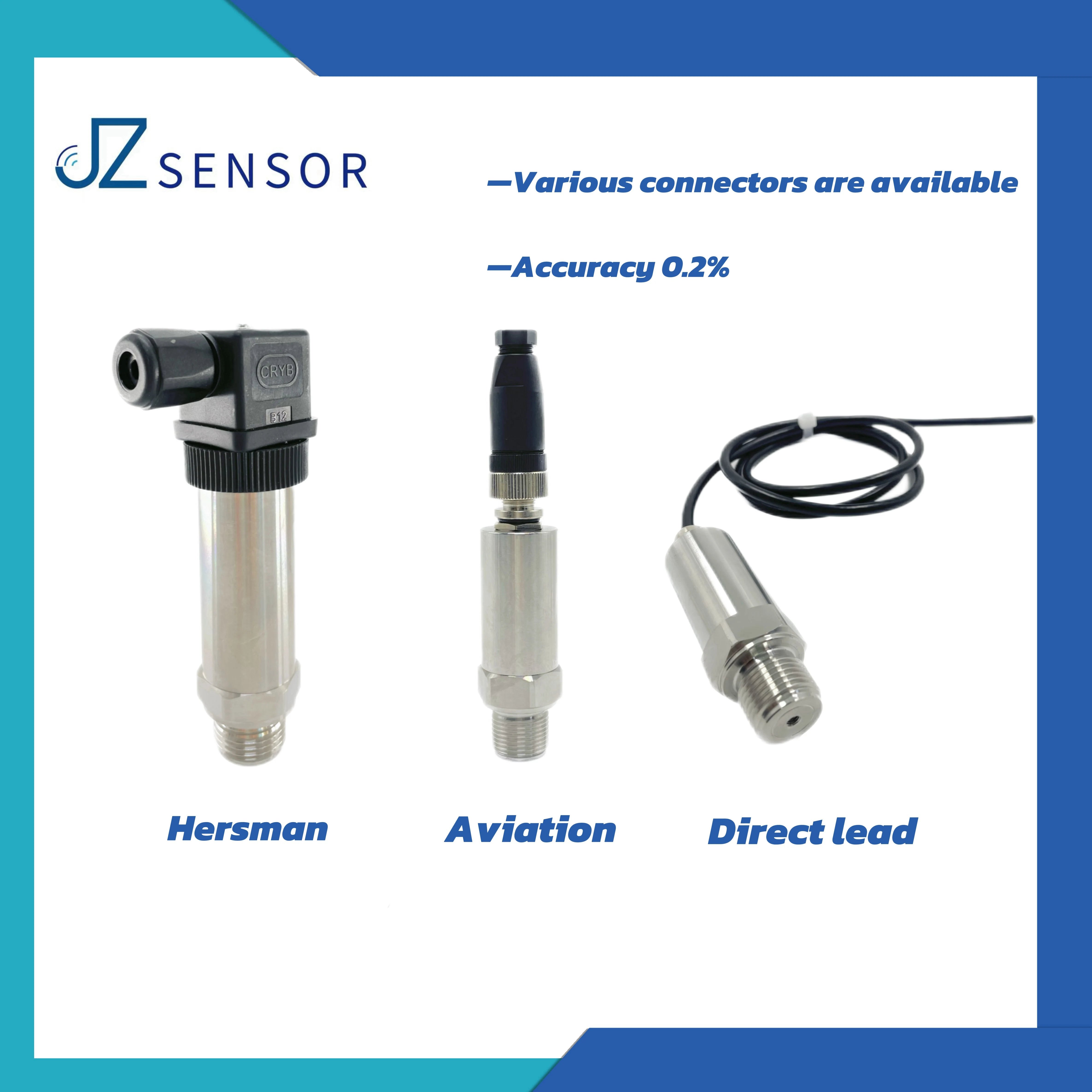 JZ Sensor4-20mA 0 5-4 5 В I2C датчик давления для контроля HVAC