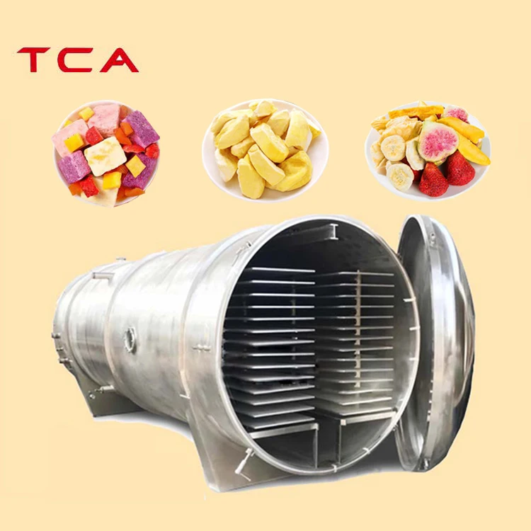 TCA Freeze dryer food grade vacuum freeze dry machine Vacuum Freeze Dryer Lyophilizer Machine  Industrial Fruit Food