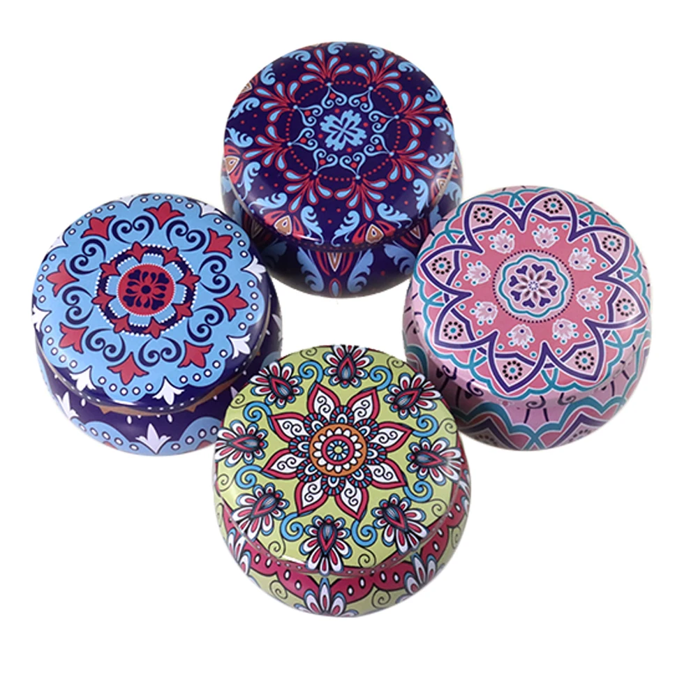 High Sales Low Price Round Empty Decorative Tins And Lids Candle Candy Gift Containers Organic Fragrance