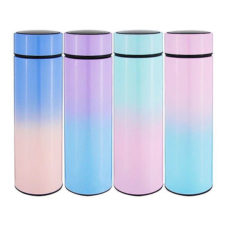 Hot sale products smarts thermos flask smart led temperature 304 SS control  water bottle with time marking Copa de aislamiento