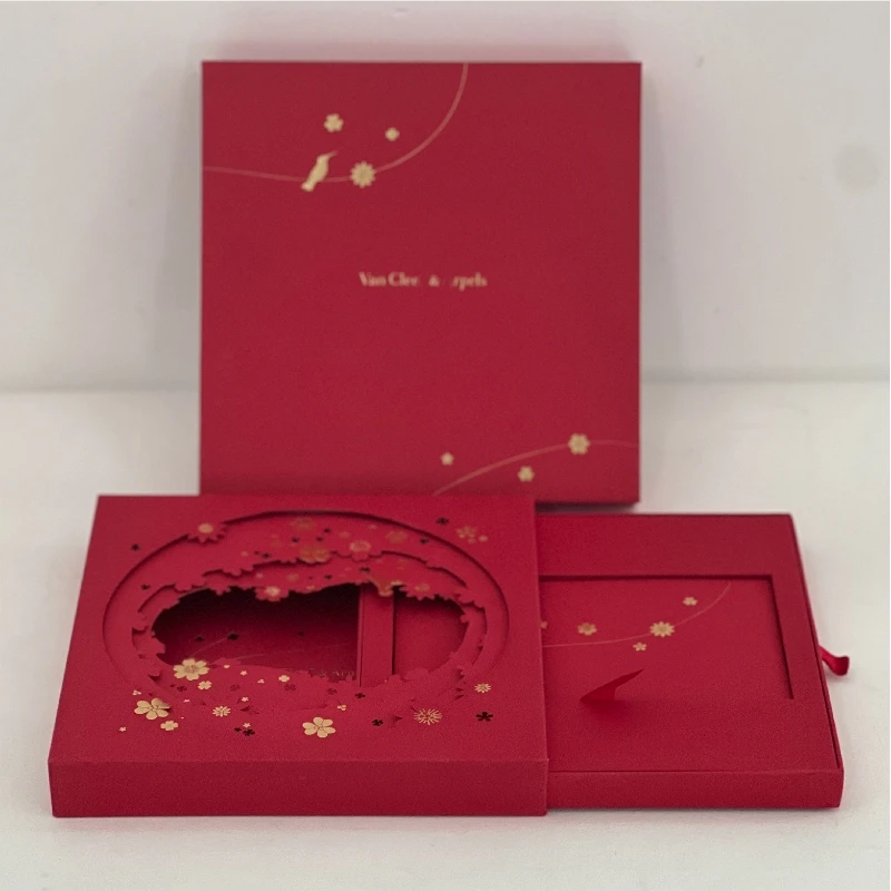 Custom Printed Gift Vip Credit Card Packaging Box gift card holder box