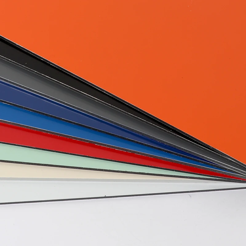 ALUSHINE pvdf /pe coated algeria  aluminum composite panel aluminum pvdf coated