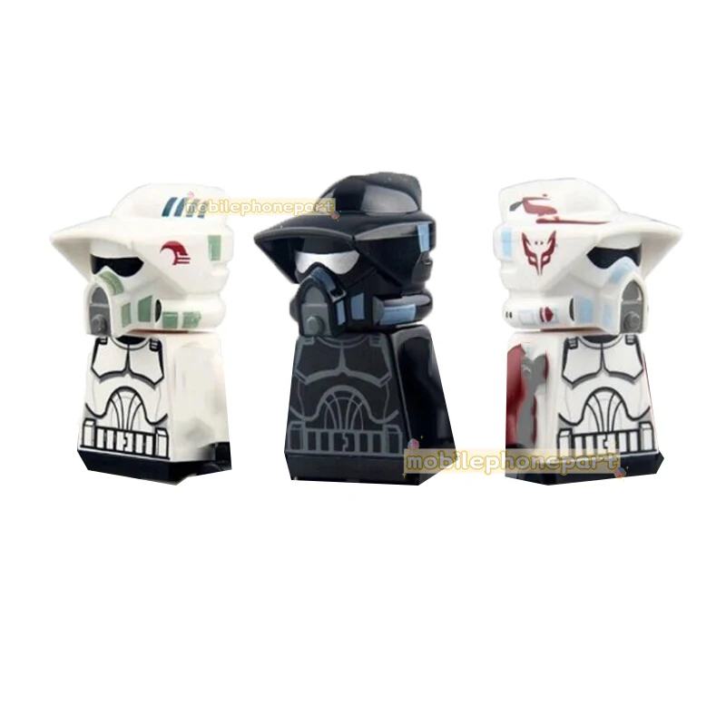 PG8004 Space Wars Clone ARC ARF Trooper Shadow Commander Mini Action Bricks Figure Kids Educational Building Block Plastic Toy