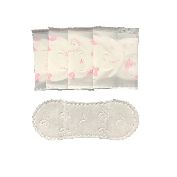 100 Organic Cotton Menstrual Feminine Hygiene Period Lady Napkin Sanitary Pad for Women Japan Soft White OEM