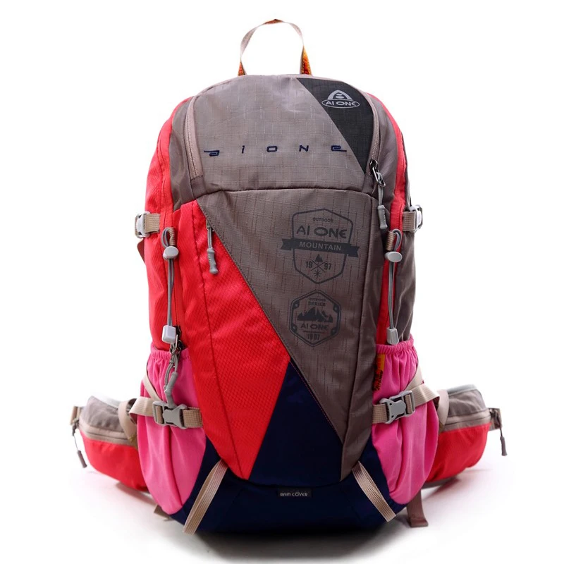 Trekking Backpack With Rain Cover Customize 38L Fashion Design Travelling Rucksack