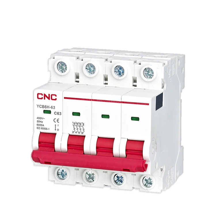  YCB6H-63 4 5 ка 1p 2p 3p 4p 32a mcb миниатюрный автоматический