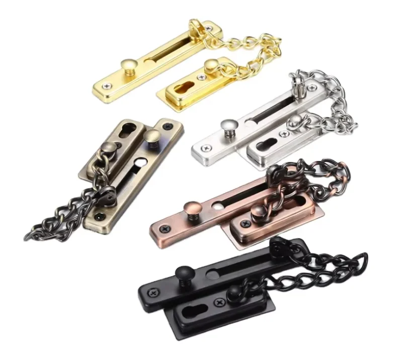 Stainless Steel Anti-theft Security Chain Lock Hotel Door Guard Hotel Door Chain Bolt