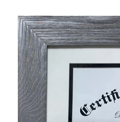 14inch Graduation Certificate Frame Diploma Awards Holders Wood photo Frames with double mat
