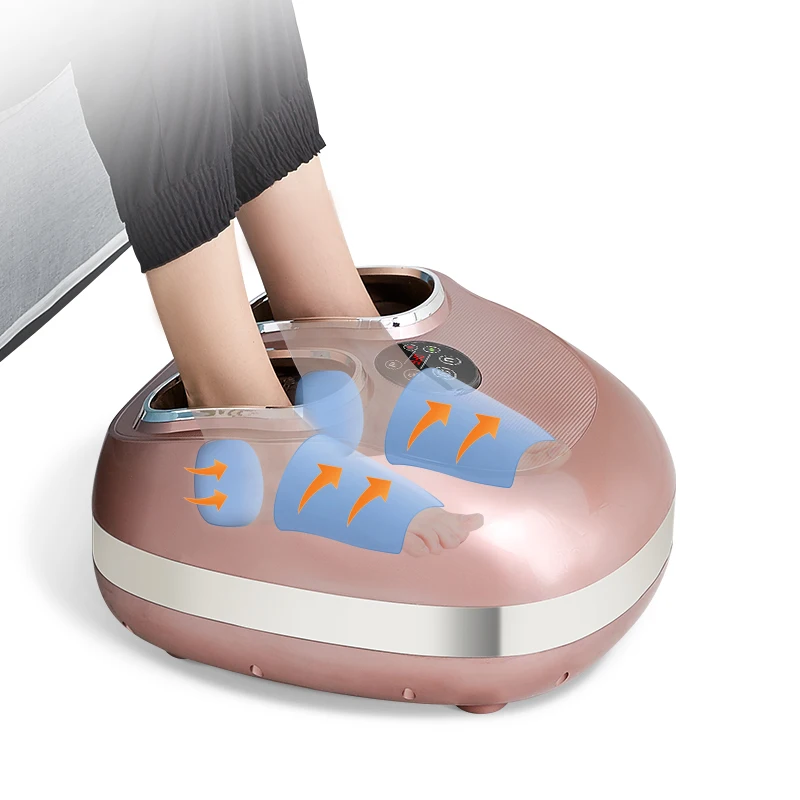 Three Modes Four Level Masajeador De Pies Intensities Electric Heated Roller Blood Circulation Professional Foot Spa Massage