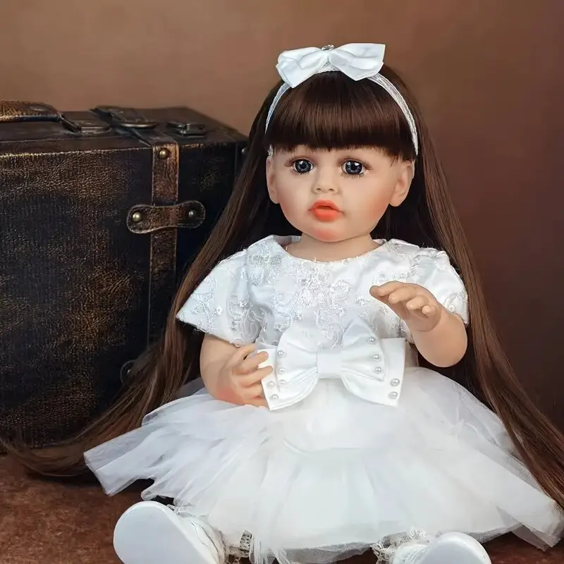 Wholesale handmade baby princess dress doll realistic reborn dolls can bath toy for kids playmate