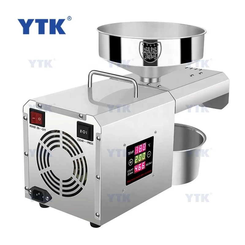 YTK-RG-309 Factory Price Mini Automatic Sunflower Seeds Cold Pressed Oil Press Machine Mustard Coconut Oil Extraction Machine