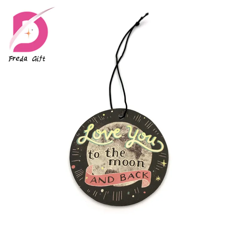 Creative novelty high-end shoe-shaped paper car perfume/car air freshener vent customized