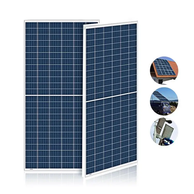 335 Вт Pv солнечная панель 330 w W 325w 340 345w ПОЛИ сотовый половина энергия Китай Poli Pano синусоидная Солнечная Wp Solaire
