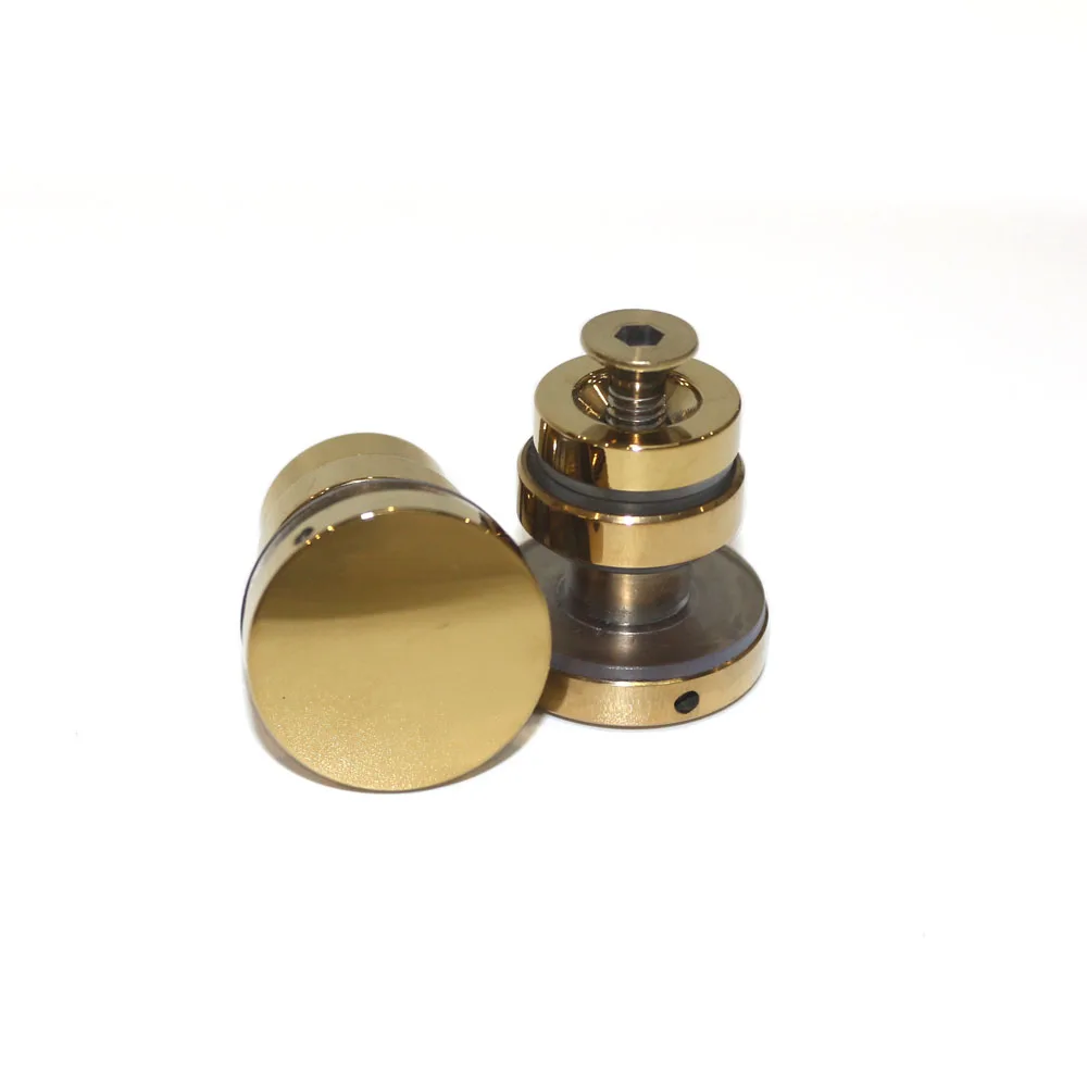 NCYINOX brushed brass gold bathroom sliding shower room glass door fitting hardware system kits accessories