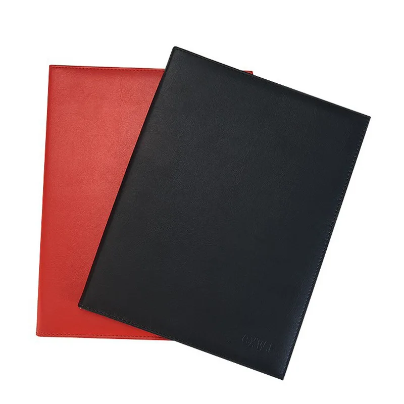 Custom Logo A4 Size Leatherette Certificate Holder Folder PU Degree Diploma Holder Cover