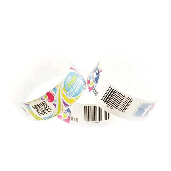 Waterproof RFID Armband Festival Disposable Ticketing RFID NTAG215 Bracelet For Sport