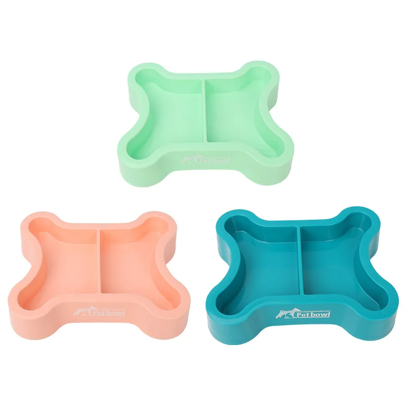 Cat shape plastic cat Bowl