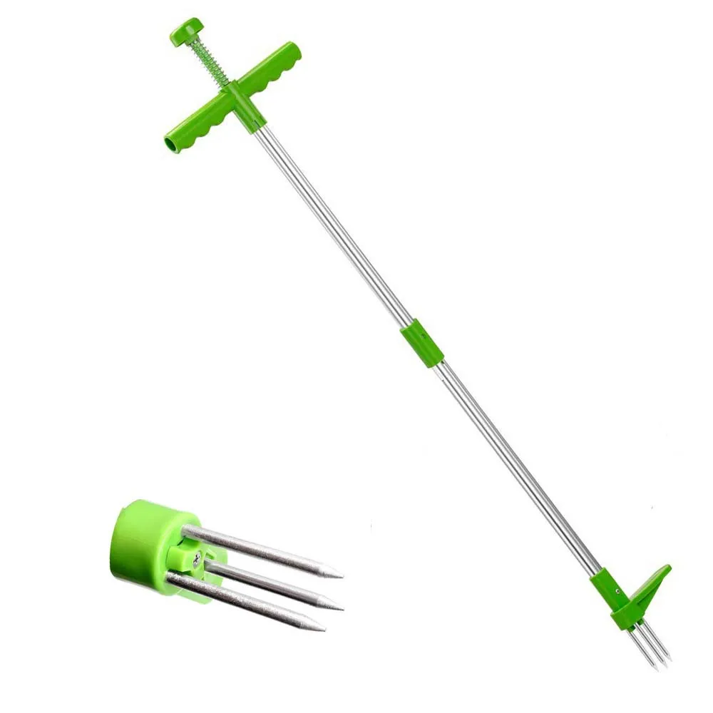 
Standing Plant Root Remover Garden Weeder Claws Hand Weed Puller Standup Weed Root Pulling Tool Picker and Grabber 