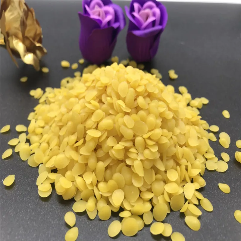 Food grade physically processing raw yellow beeswax for sale