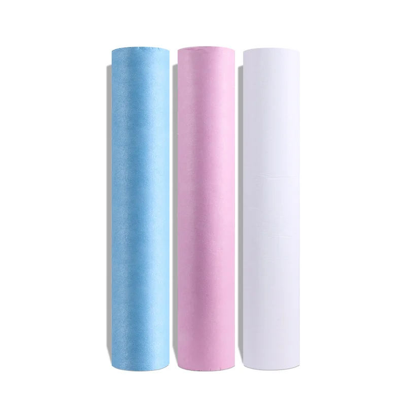Wholesale Price Friendly Eco-friendly Disposable bed sheet non woven bed sheet roll for SAP beauty salon stretcher massage chair