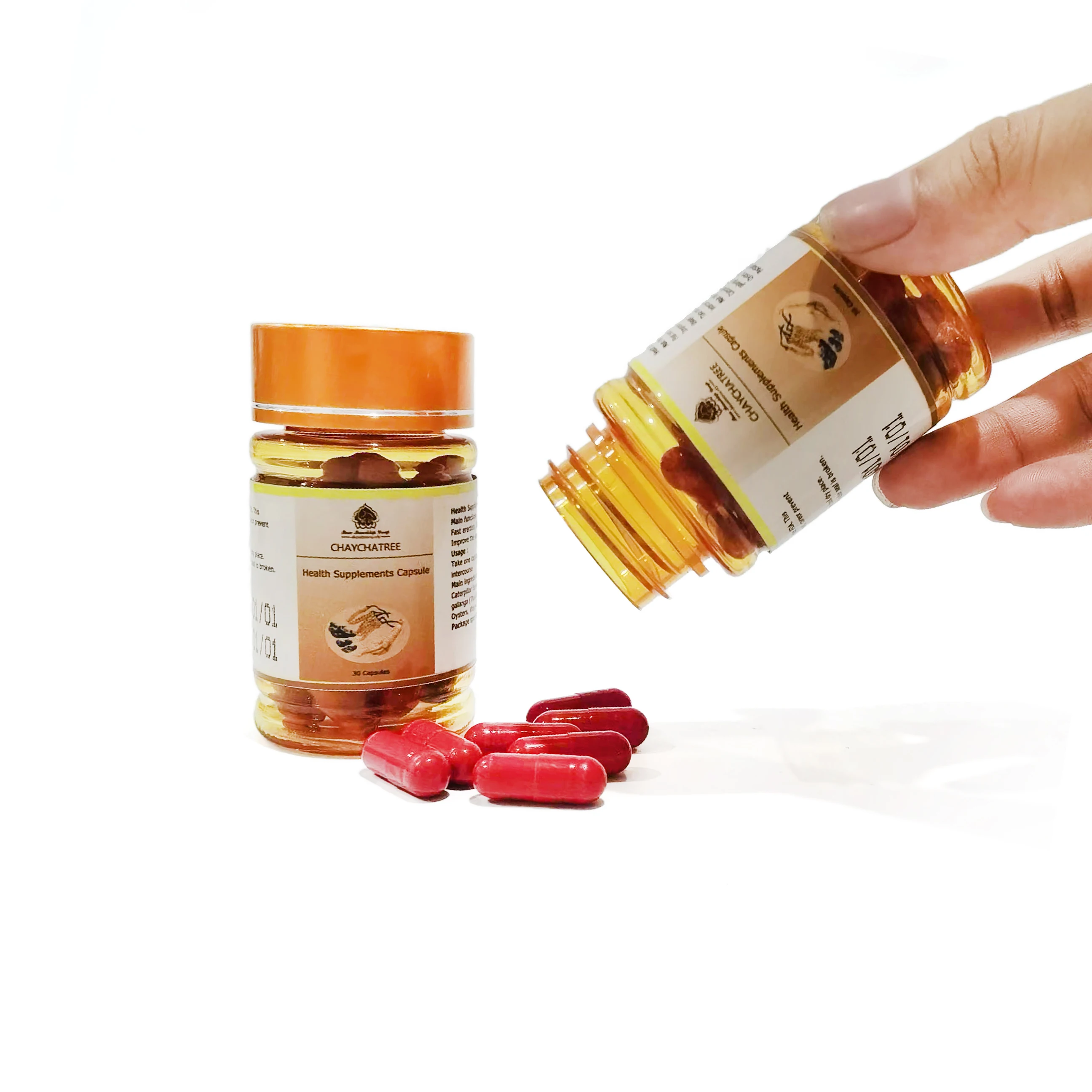 Wholesale ginseng, cordyceps sinensis capsules containing various precious herbs for quick energy replenishment