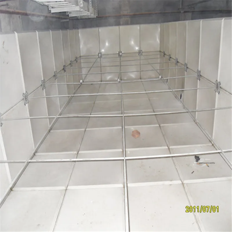 Стекловолокно композитный армированный пластик стекловолокна 200m3 frp секционный резервуар для воды