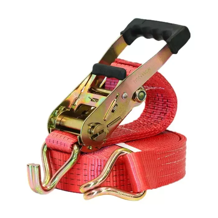CE Certified Customizable Logo 2 Inch 2 Ton 3 Ton 4T 5T Ratchet Tie down Strap Set Heavy Duty 2 Inch cargo lashing belt
