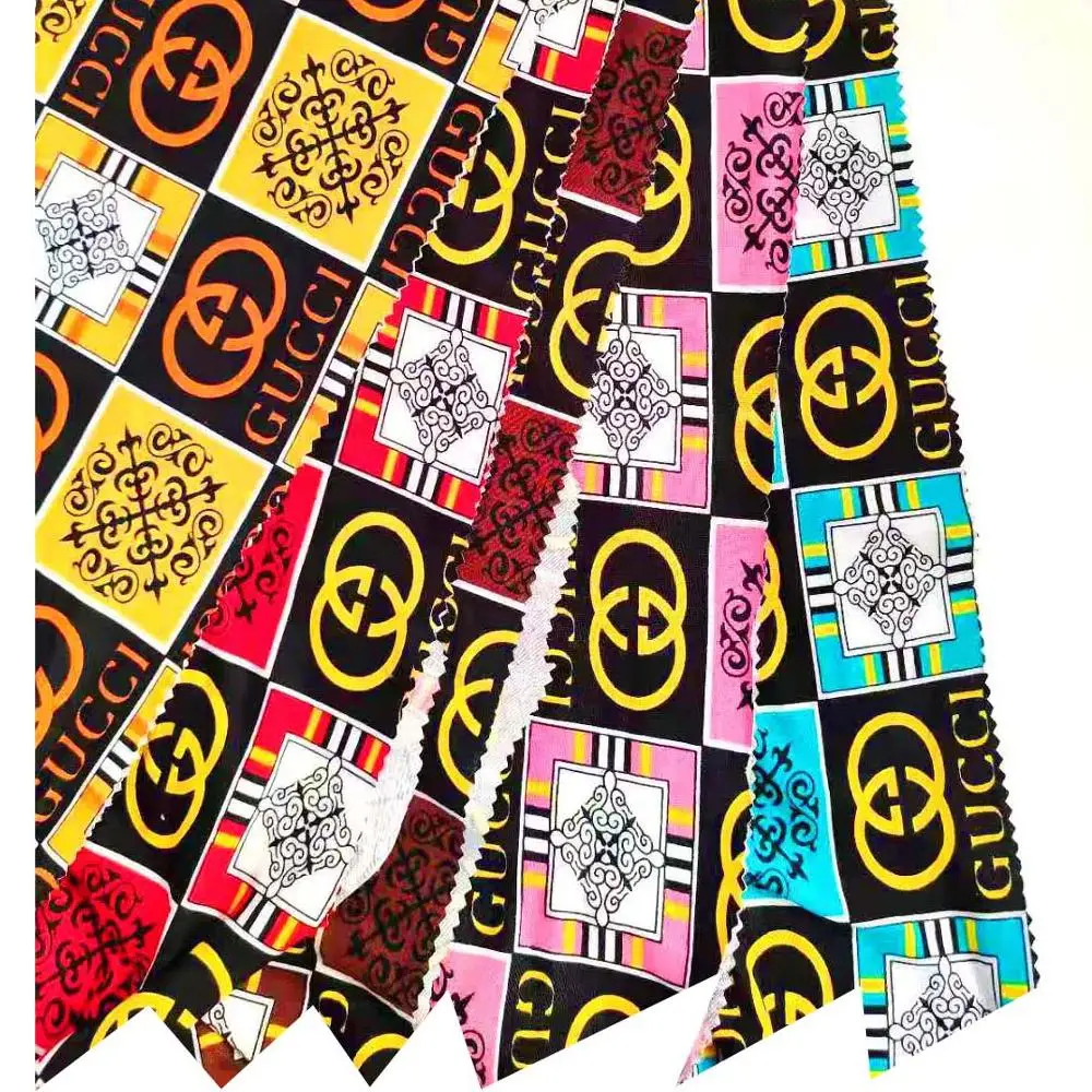 
DTY Hot Selling Polyester Spandex Brush Print DTY Milk Silk Knitting Hometextile For Clothes Fabric Wholesale hot 