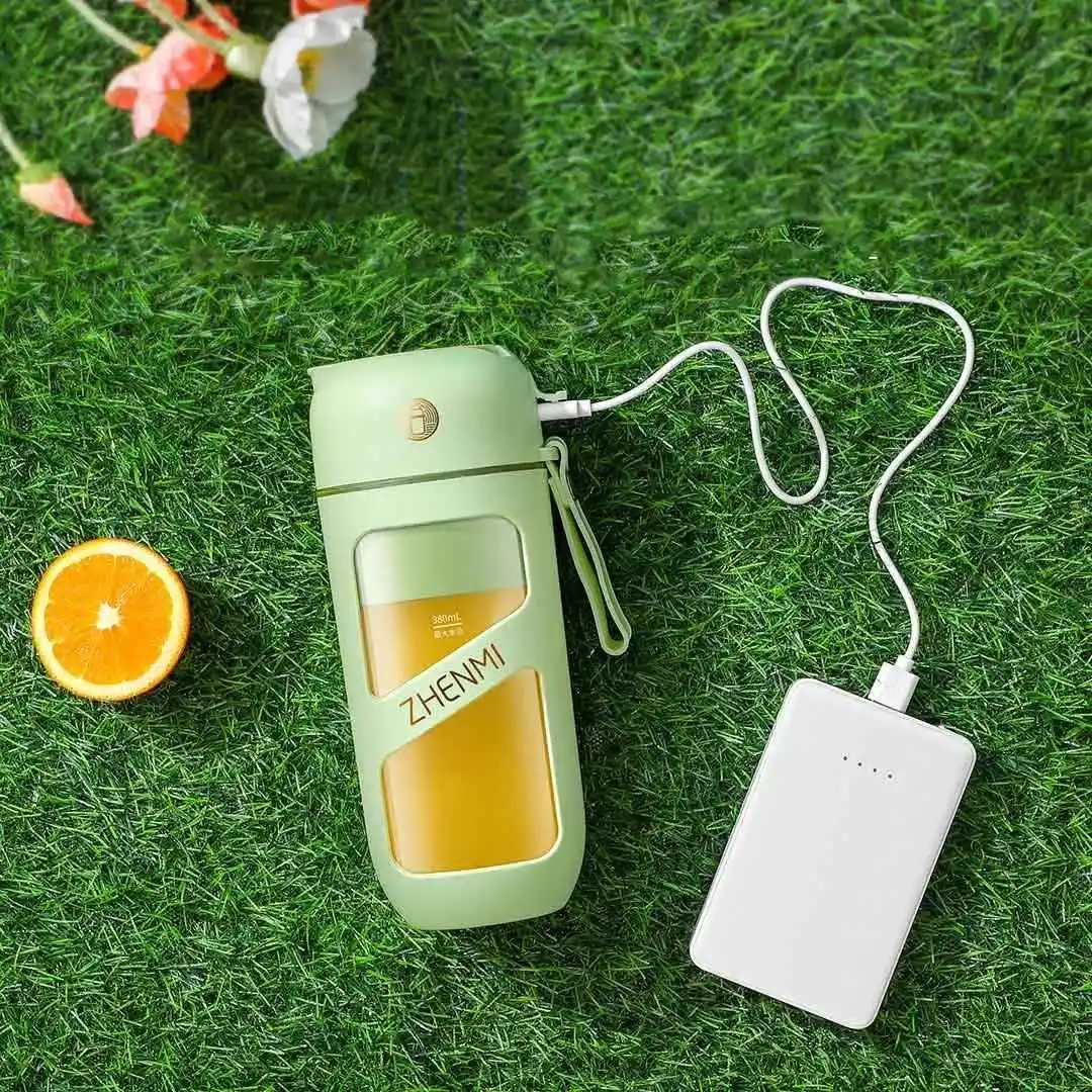 ZHENMI Portable Vacuum Juicer Crushed Ice Mixer Electric Mini Blender Fruit Vegetables Quick Juicing Kitchen Food Processor