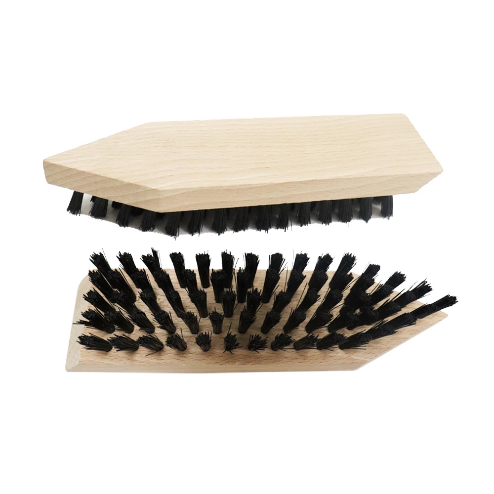 Factory Supply Custom Logo Versatile Wood-Handled Cleaning Brush Boot Cleaning Brush