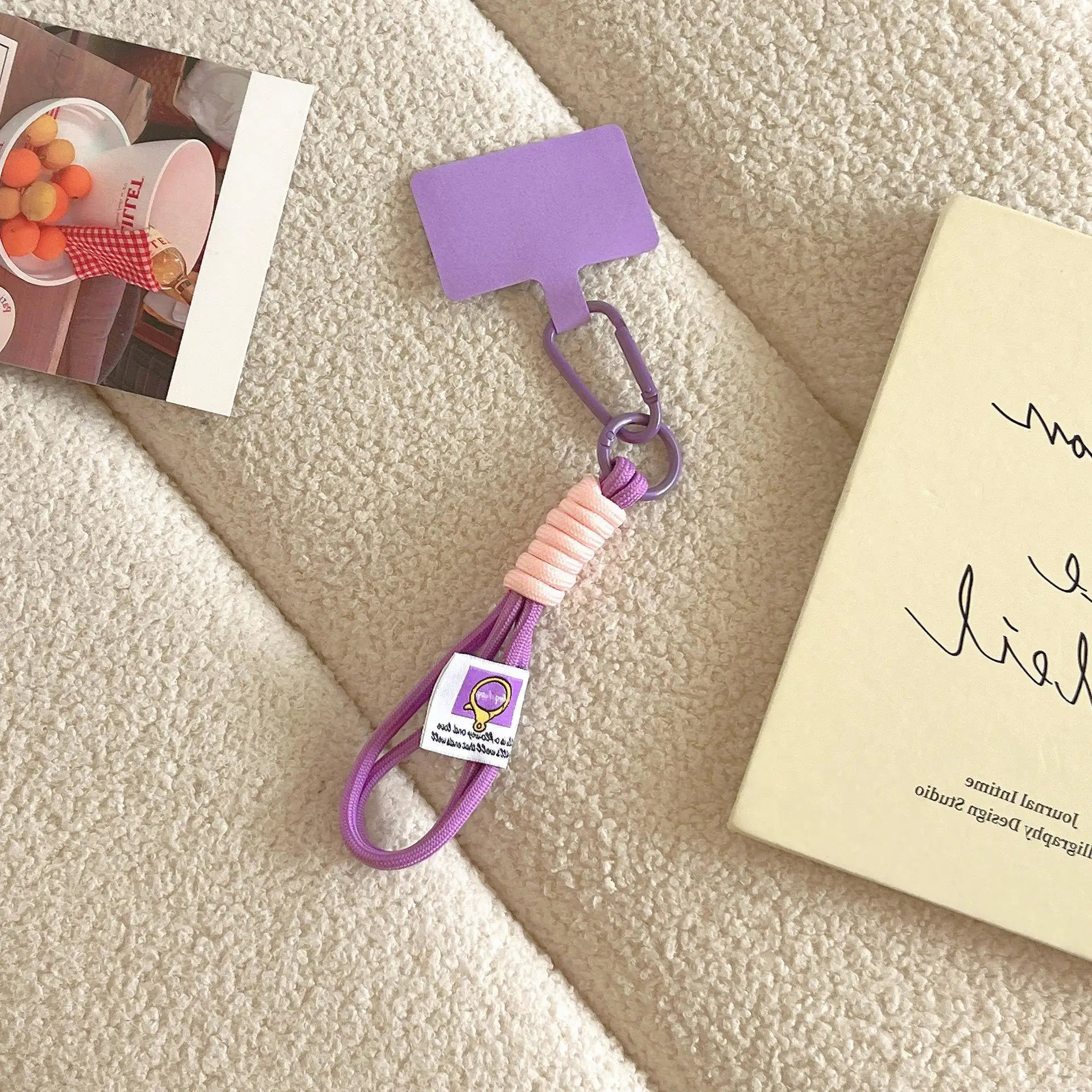 Phone Accessories Colorful Wrist Straps Hand Lanyard Cute Charms for iphone Chain Lanyard Keychain Key-cord Hanging Rope