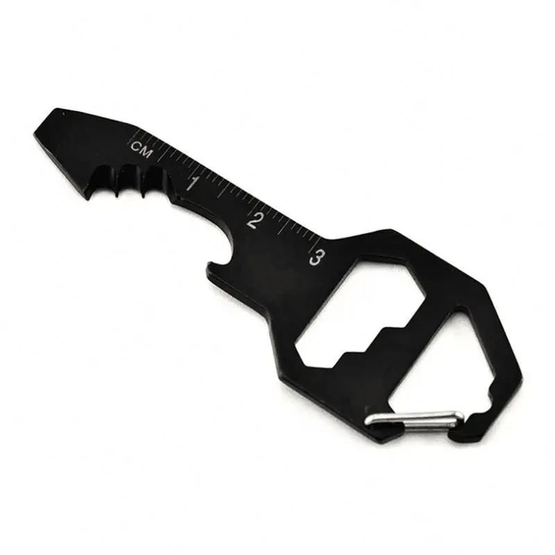 candy Customized Bottle Opener Metal Multifunctional Mini Keychain Screwdriver Outdoor Multifunctional Tool Keychain