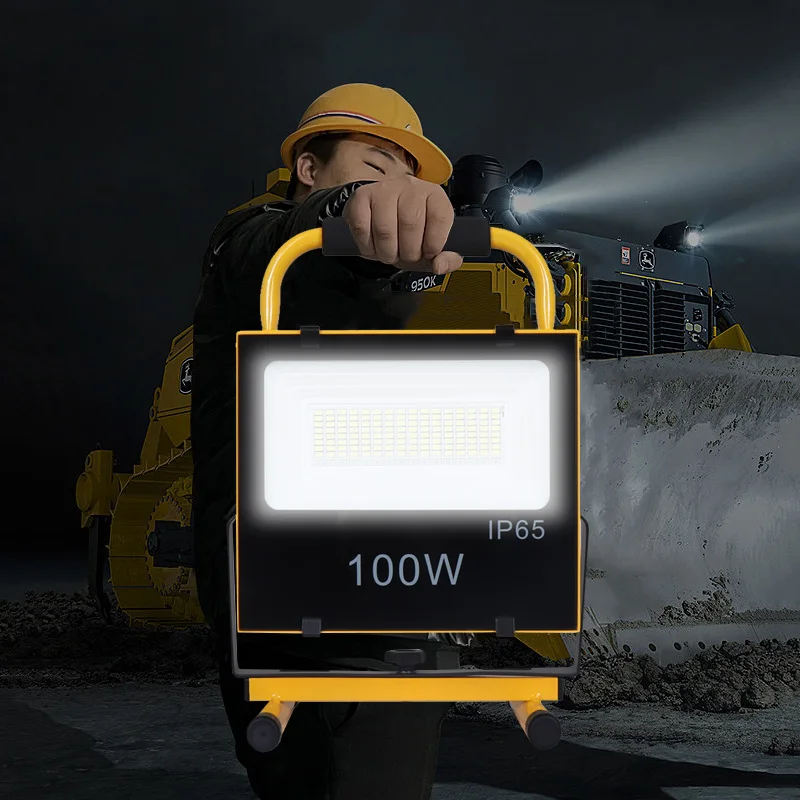 Factory direct selPortable Adjustable Inspection Rotation Rechargeable Cordless Handheld Folding 30W SMD Led Charging Floodlight