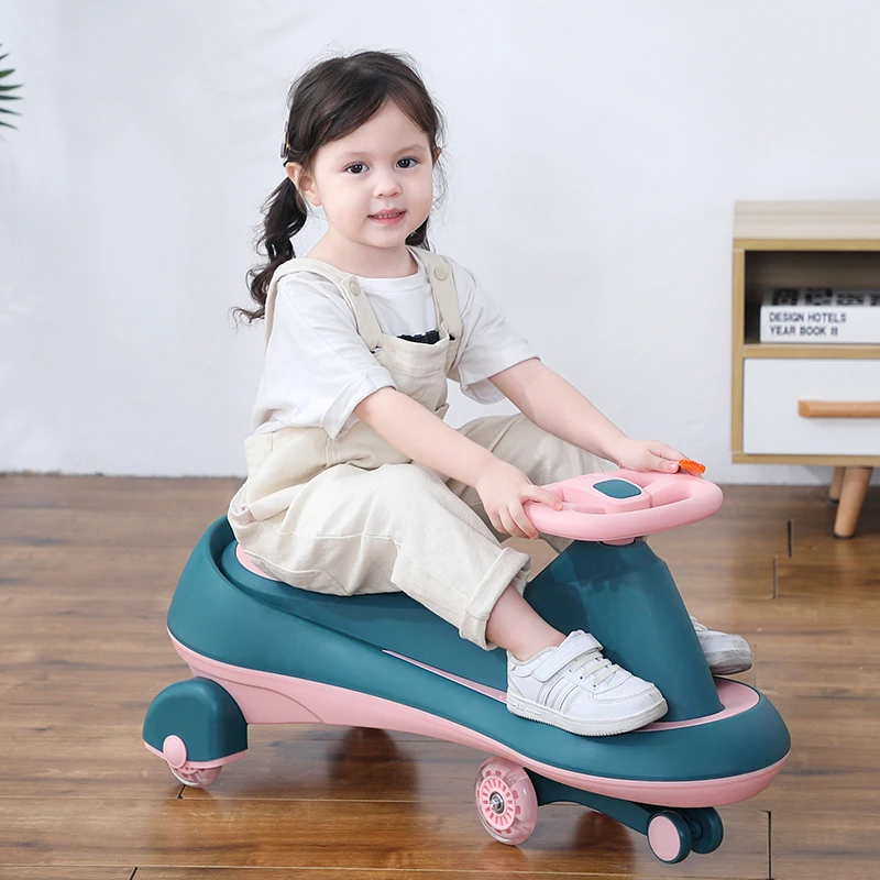 2022 Factory Professional New Plastic Baby Kids Children Wiggle Swing Car Twist Car for Sale
