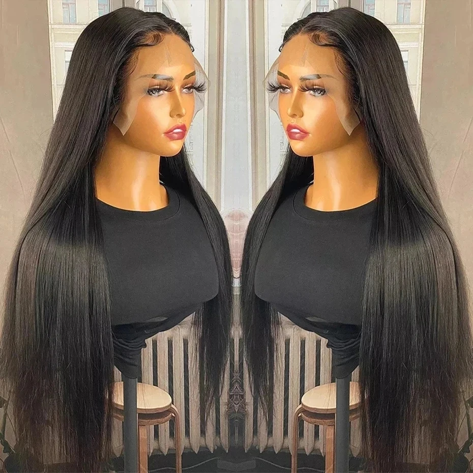 Парик из натуральных волос на фронтальной сетке