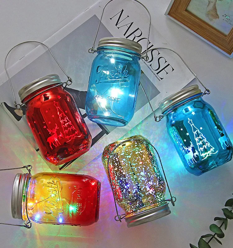 Decoration Wholesale Waterproof Solar Light Led Mason Jar