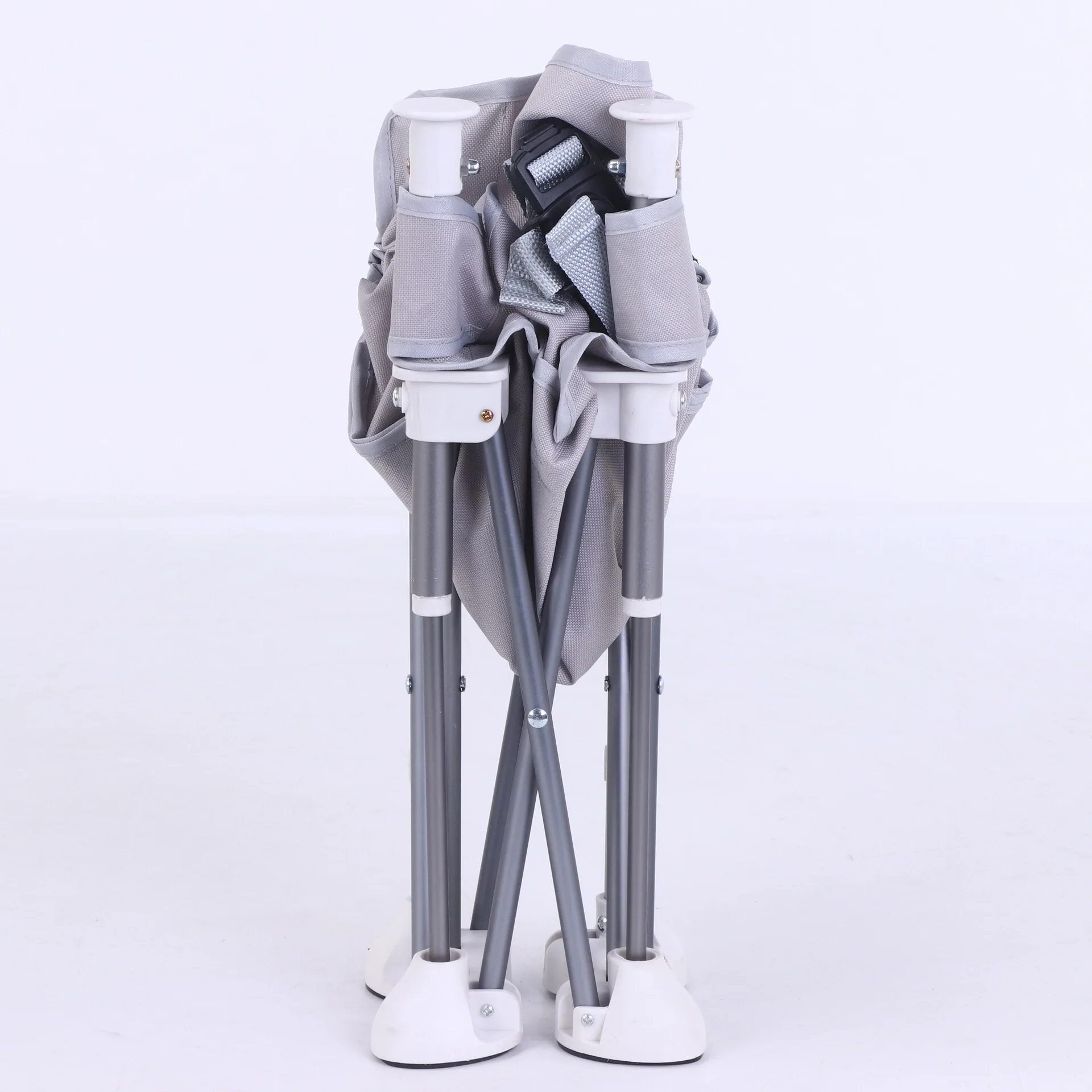 Pocket Snack Booster Seat -Grey Color Travel Booster Seat and Activity Chair with Removable Tray