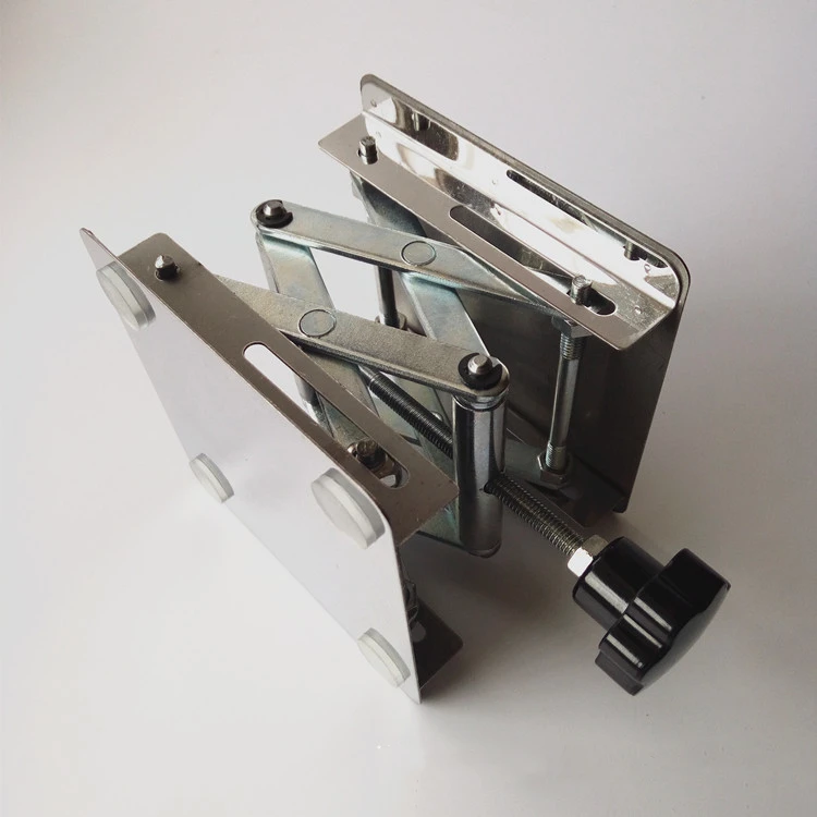 100*100mm Hand Lifting Stainless Steel Mini Vertical Lift Table Scissor  Laboratory Support Jack Platform