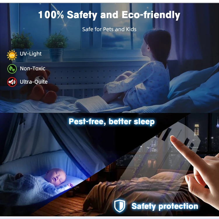 Long Working Time Sustainable Humane Catcher Traps Sticky Pads Light Pest Control By Glue Board